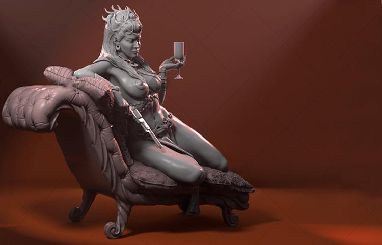 《火星公主》 德賈托里斯3D打印模型