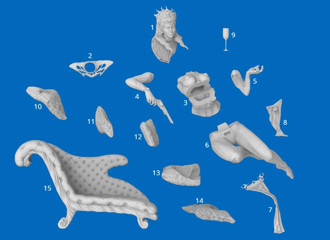 《火星公主》 德賈托里斯3D打印模型