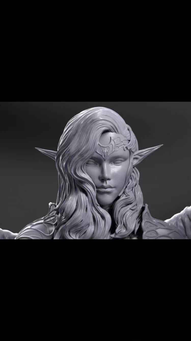 戰(zhàn)神女天使3D打印模型