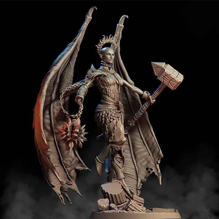 然德基爾 惡魔3D打印模型