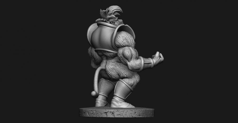 七龍珠賽亞人猩猩3D打印模型