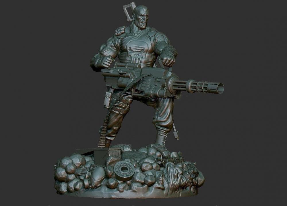懲罰者 漫威3D打印模型