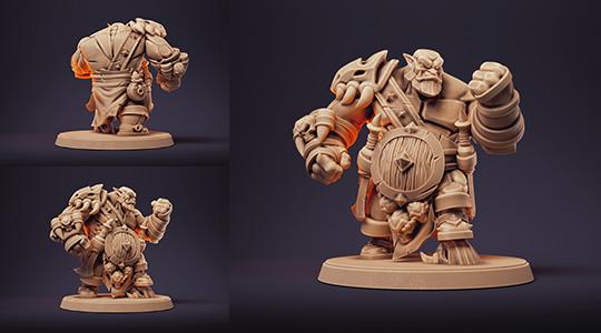 獸人戰(zhàn)士3D打印模型