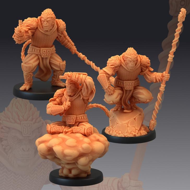 中國神話西游記-孫悟空3D打印模型