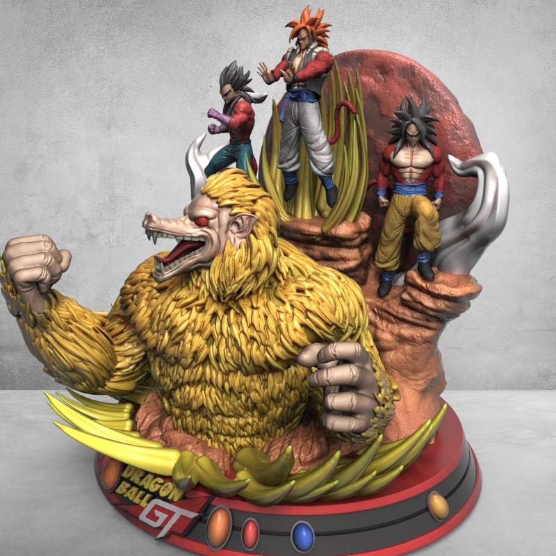 七龍珠 變身版七龍珠3D打印模型