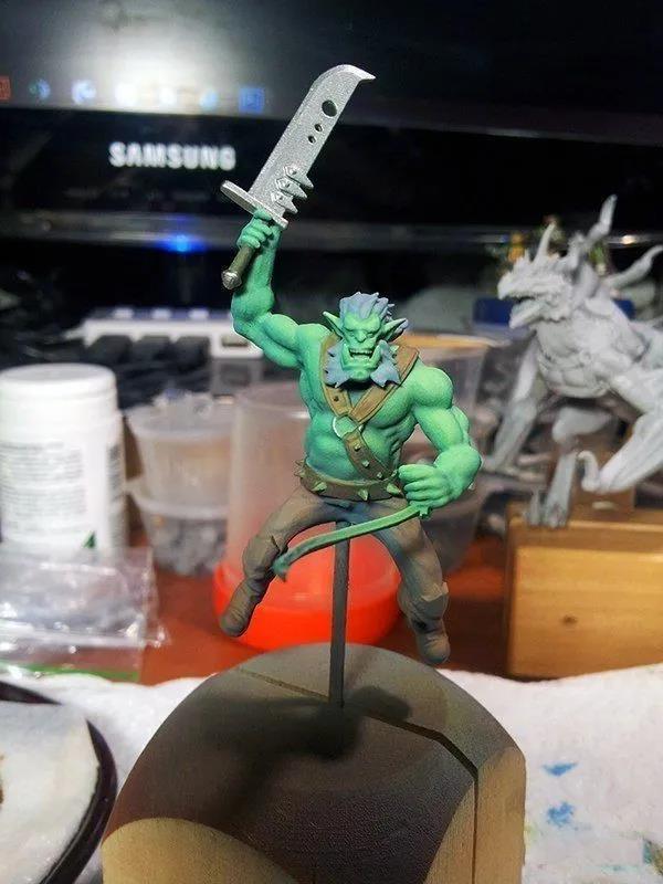 【微縮模型】 飛龍騎士3D打印模型