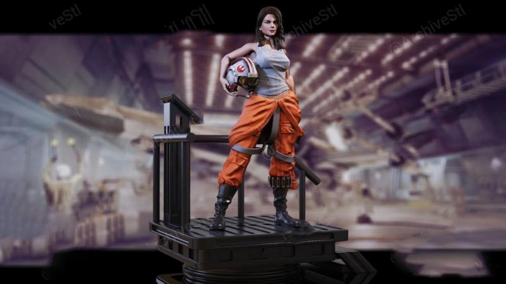 叛軍飛行員 星球大戰(zhàn)3D打印模型