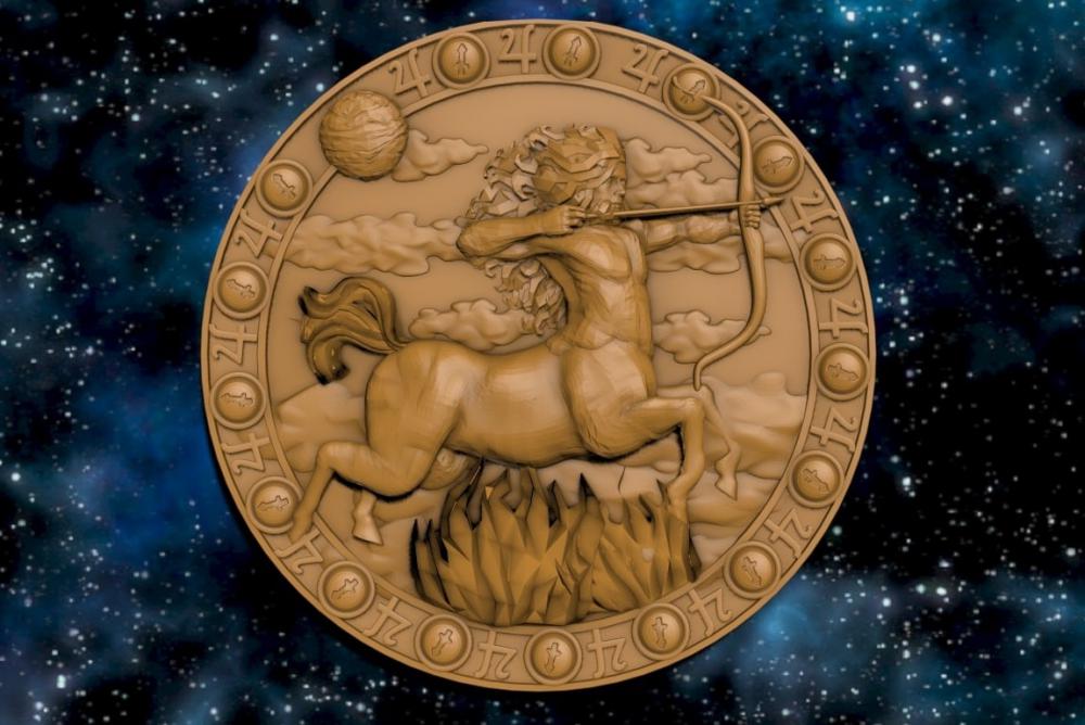 射手座 星盤3D打印模型