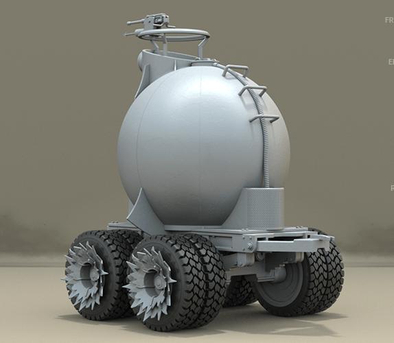 戰(zhàn)車燃料艙 3D打印模型