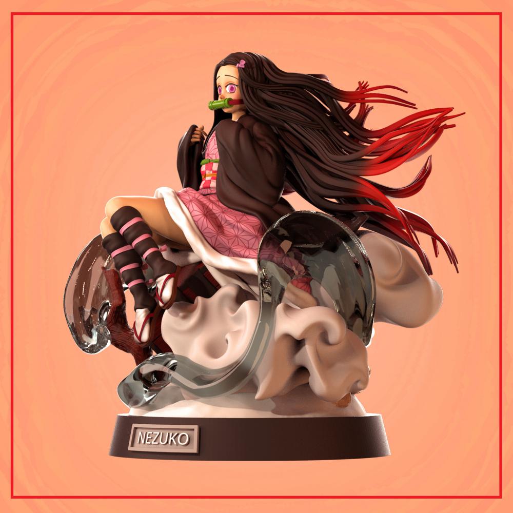 鬼滅之刃彌豆子3D打印模型