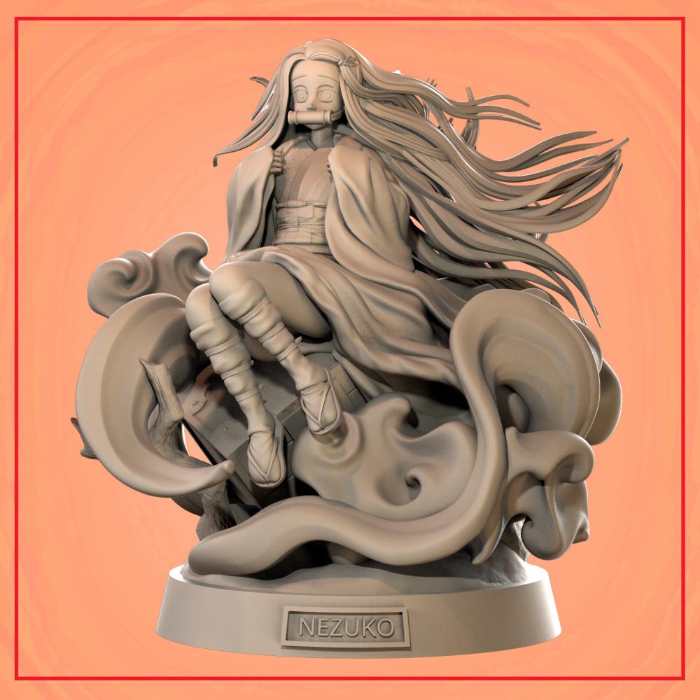 鬼滅之刃彌豆子3D打印模型