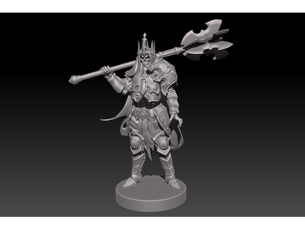 骷髏王李奧瑞克3D打印模型