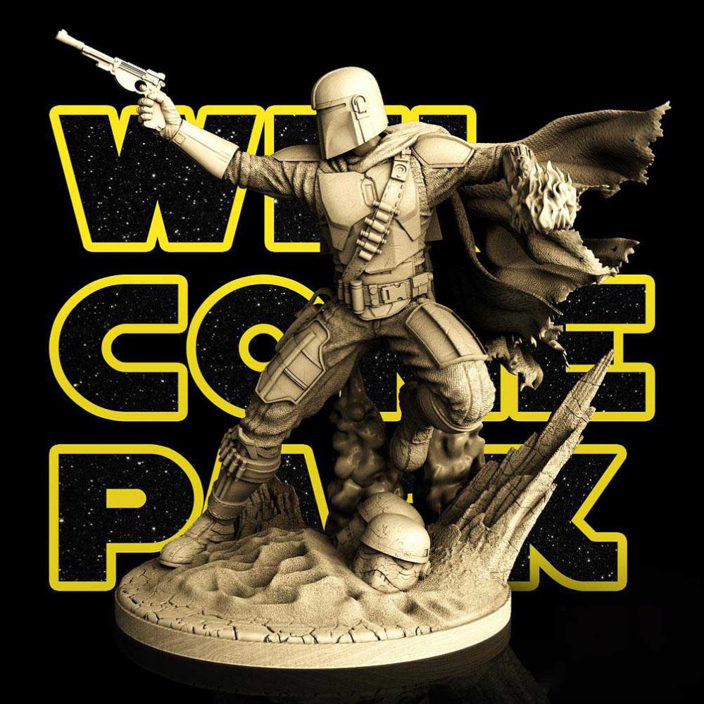 曼達(dá)洛人 星球大戰(zhàn)3D打印模型