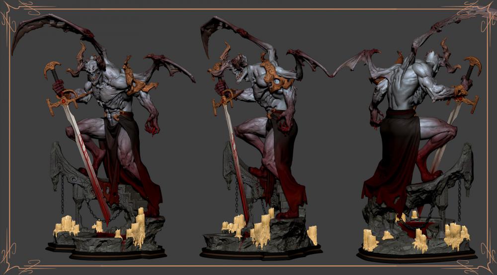 血惡魔奧索尼特3D打印模型