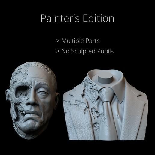 《絕命毒師》 Gus 頭雕 人像3D打印模型