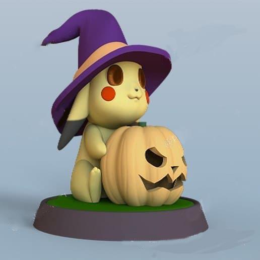 萬(wàn)圣節(jié)皮卡丘3D打印模型