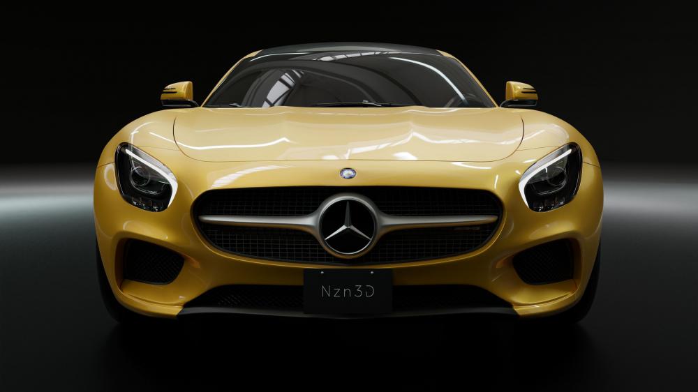 汽車 梅賽德斯 AMG GT S 2016 3D打印模型