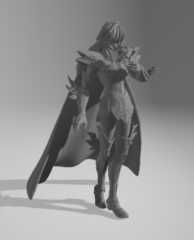 《黃金圣斗士 雙魚座 分件》高精模型圖紙3D打印模型