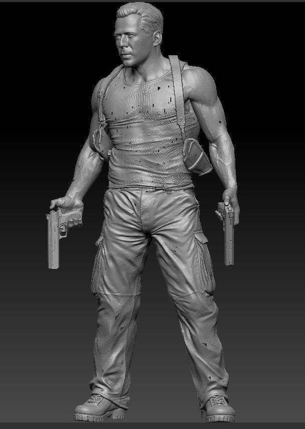 布魯斯·威利斯3D打印模型