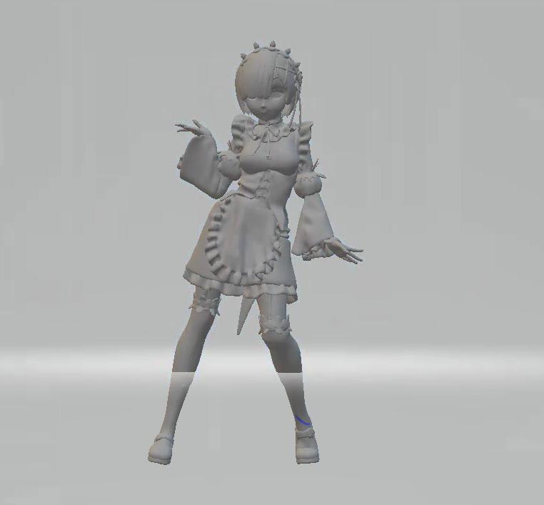 從零開始的異世界生活 雷姆3D打印模型