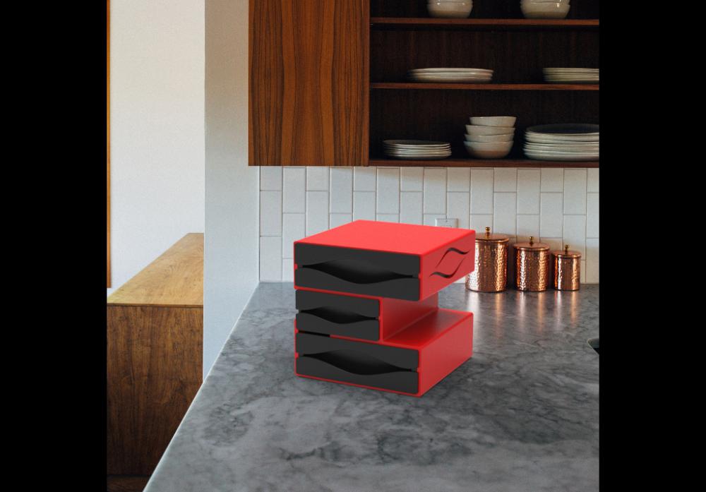 元素抽屜3D打印模型