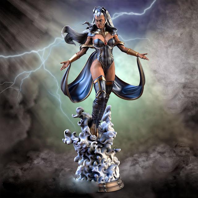 風暴女 X戰(zhàn)警3D打印模型