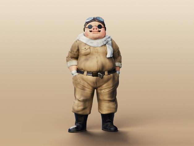 紅豬3D打印模型