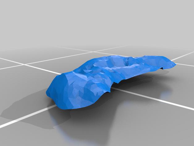 拎麻袋的龍貓3D打印模型