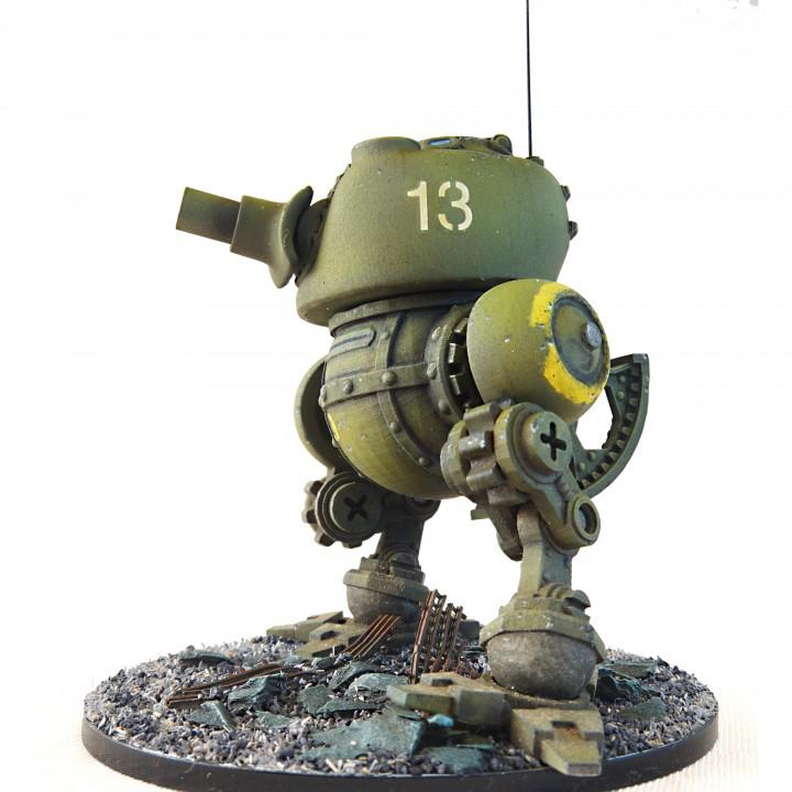 步行坦克3D打印模型