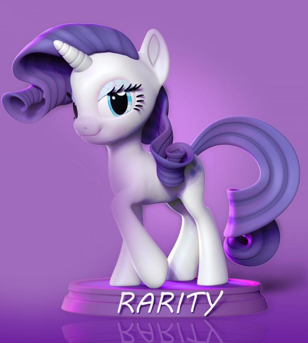 珍奇 小馬寶莉3D打印模型