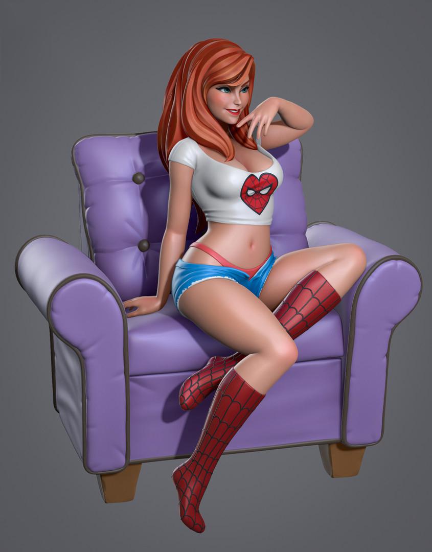 瑪麗·簡與格溫·斯泰西3D打印模型