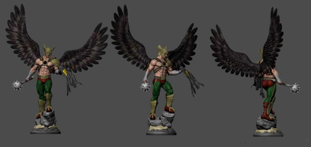 鷹俠 DC3D打印模型