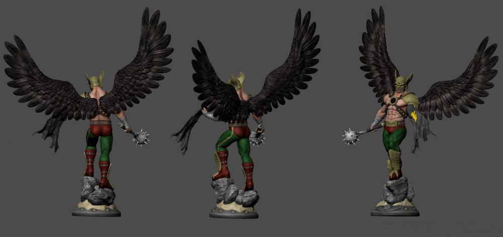 鷹俠 DC3D打印模型