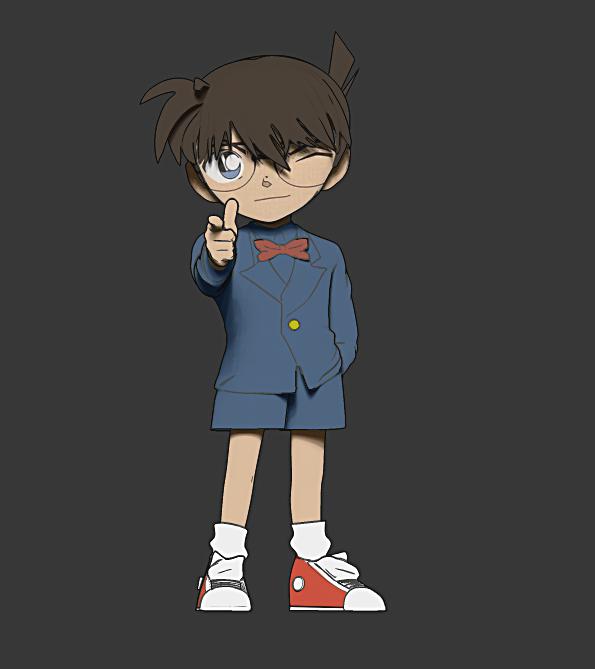 名偵探柯南3D打印模型