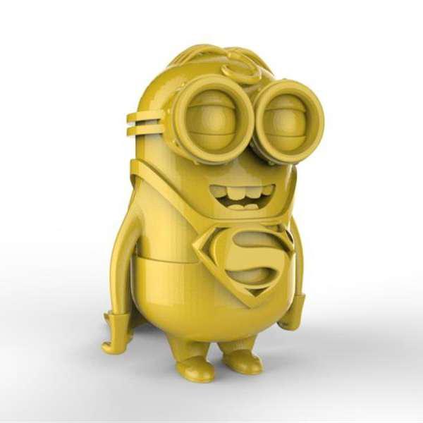 小黃人（超人版）3D打印模型