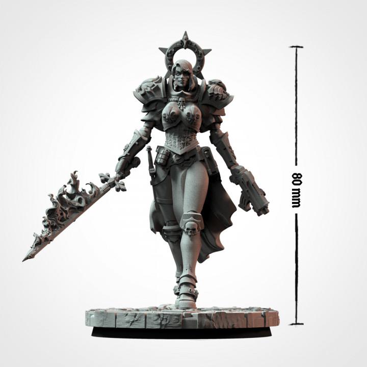 justine 戰(zhàn)錘40K3D打印模型