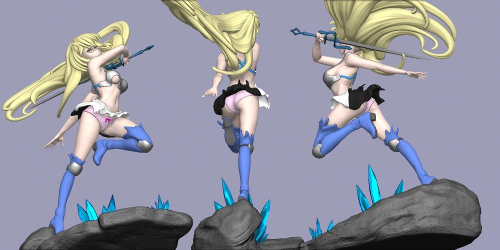 泳裝艾絲·華倫斯坦3D打印模型