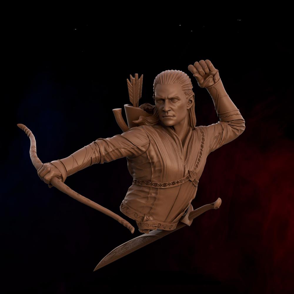 萊戈拉斯 胸雕3D打印模型