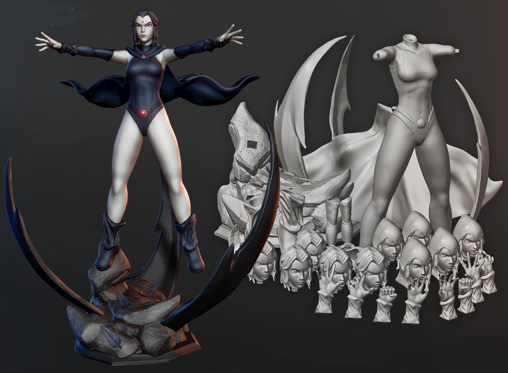 DC 渡鴉 053D打印模型