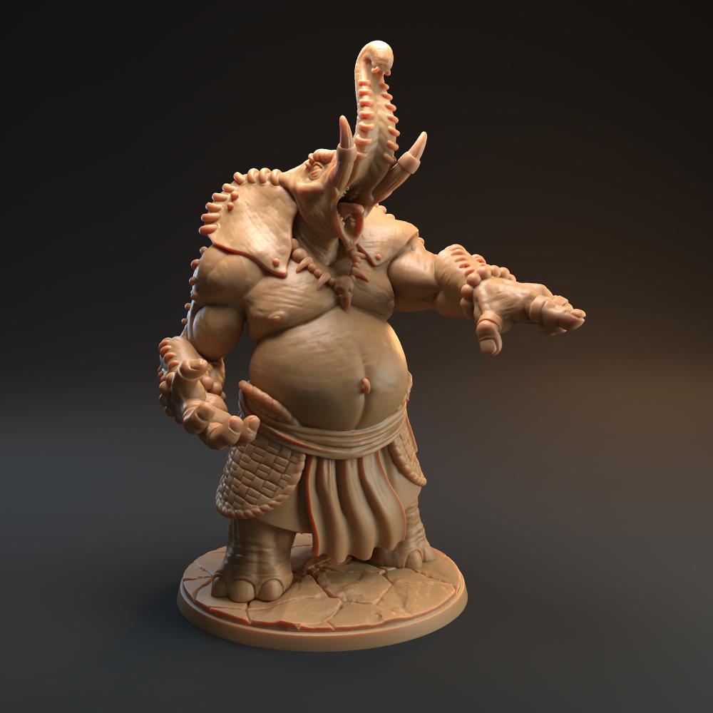 屠龍系列 象頭人3D打印模型