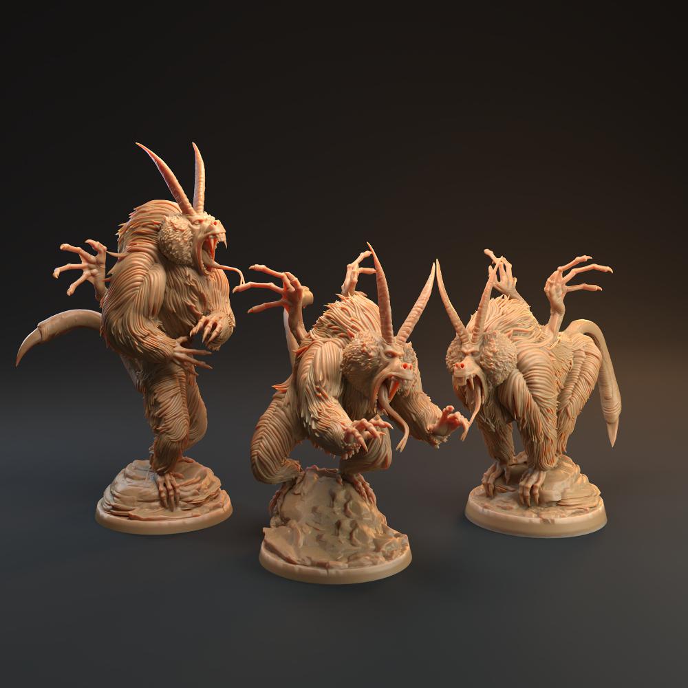 屠龍系列 變異狒狒3D打印模型