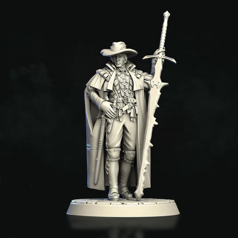 風(fēng)暴之眼 女巫獵人3D打印模型