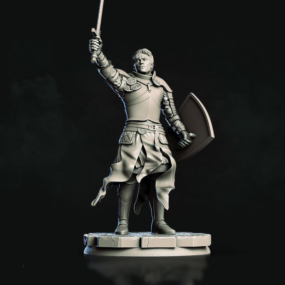 風暴之眼 牧師加爾3D打印模型