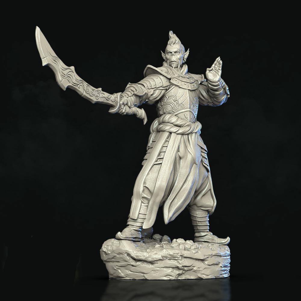 吉斯劍圣 卡丹3D打印模型