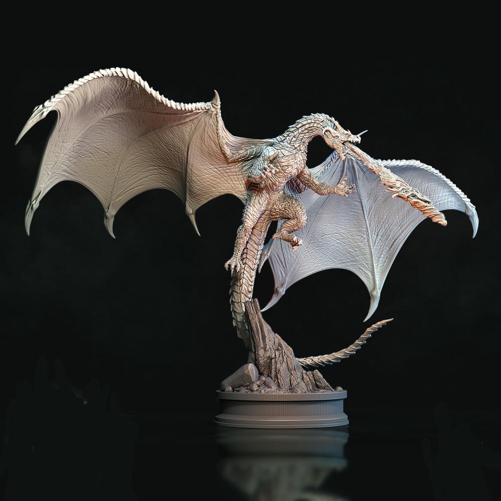 巨龍 埃拉澤克之子3D打印模型