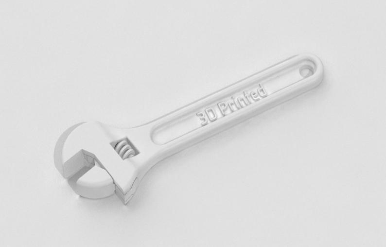 活動扳手3D打印模型