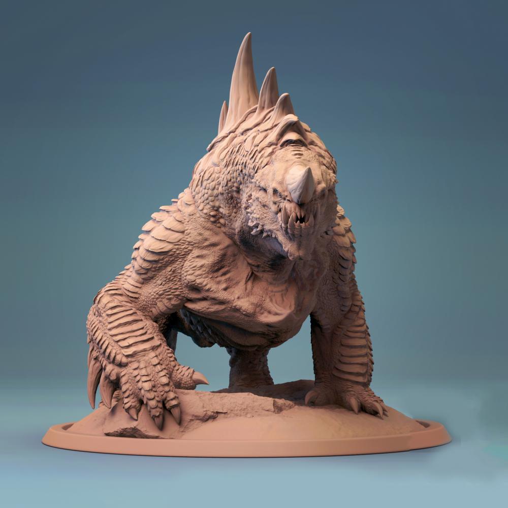 地獄守衛(wèi)龍3D打印模型