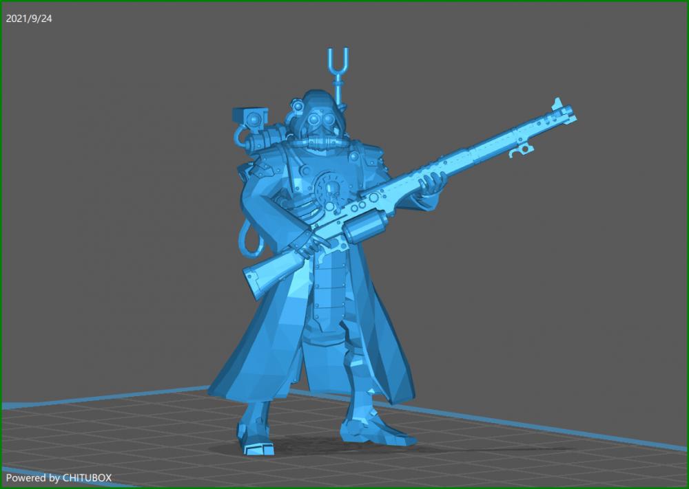 機(jī)械教游騎兵3D打印模型