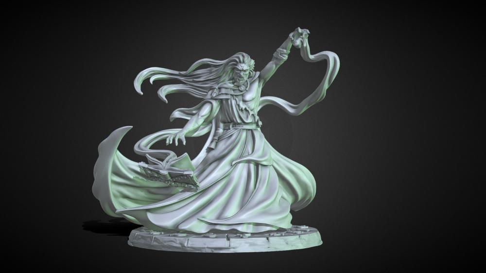 魔法師辛丹3D打印模型