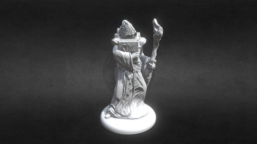 神秘法師3D打印模型